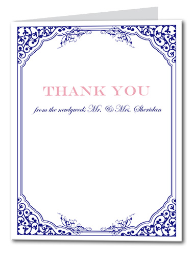 Elegantly Antique Thank You Card