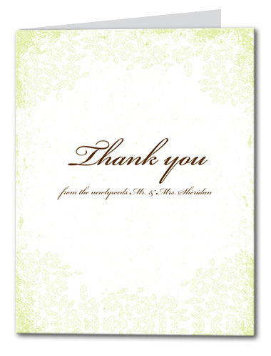 Enchanted Garden Thank You Card