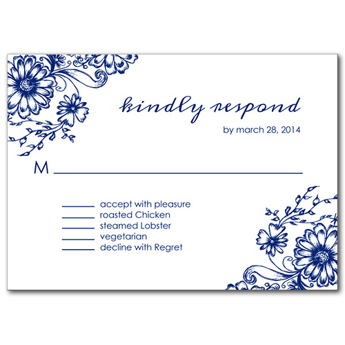 Fine China Response Card