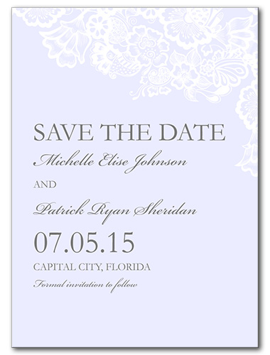 Floral Mystique Save the Date