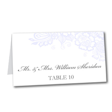 Floral Mystique Table Card