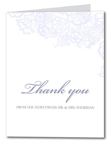 Floral Mystique Thank You Card