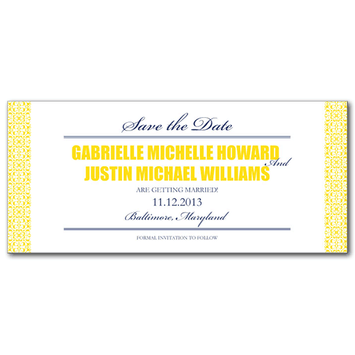 Forever Bold Save the Date Card