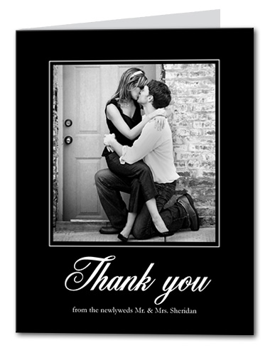 Framed Thank You Card