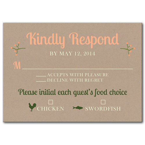 Garden Fresh Response Card