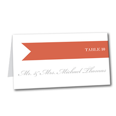 Gracious Ribbon Table Card