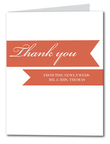 Gracious Ribbon Thank You Card