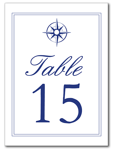 Guide the Way Table Number 