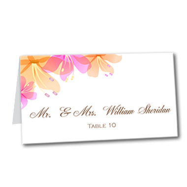 Hawaiian Bliss Table Card