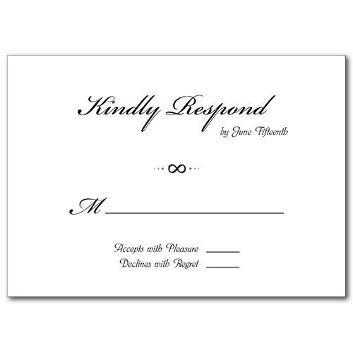 Infinite Love Response Card