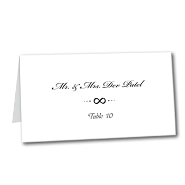 Infinite Love Table Card