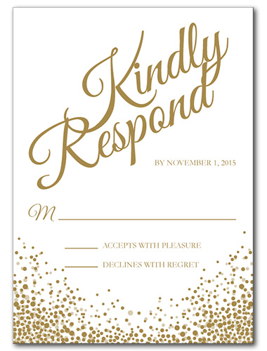 Let's Celebrate Response Card