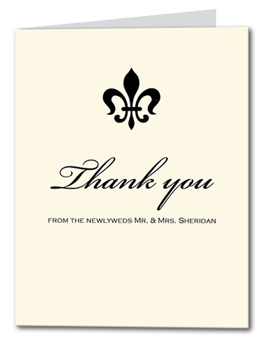 Light Luxury Thank You Card