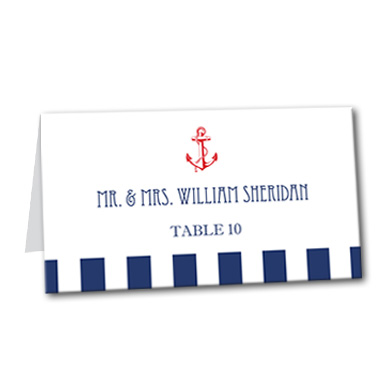 Maritime Fun Table Card