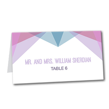 Modern Deco Table Card