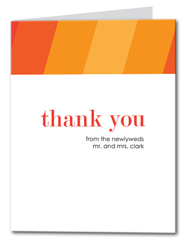 Ombre Fun Thank You Card