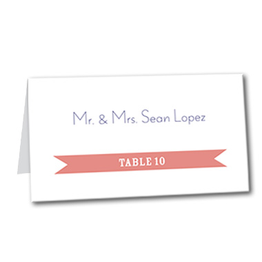 Playful Destiny Table Card