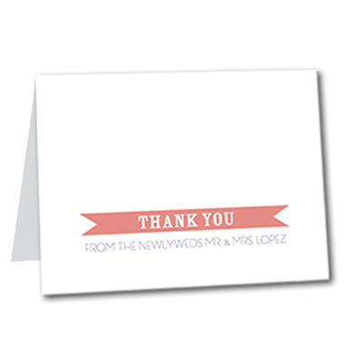 Playful Destiny Thank You Card