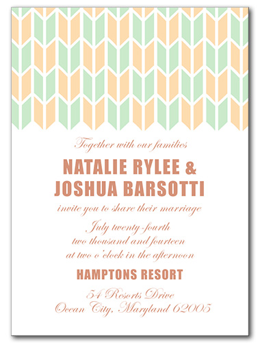 Plucked Wedding Invitation