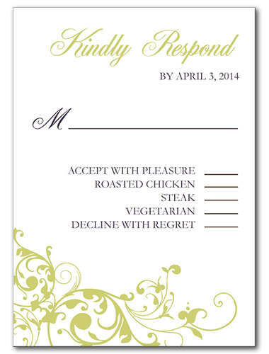 Pure Divine Response Card