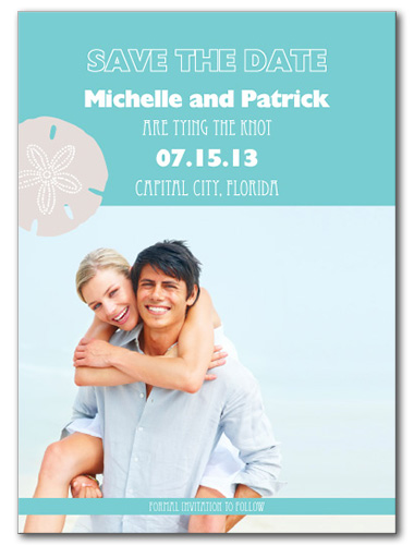 Sand Dollar Sweetness Save the Date Card