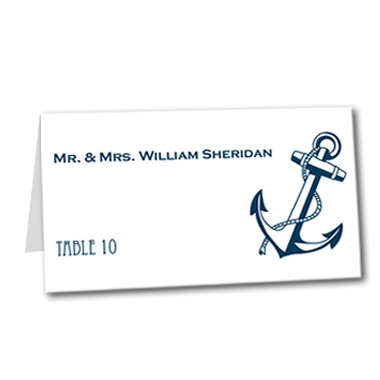 Shoreline Anchor Table Card