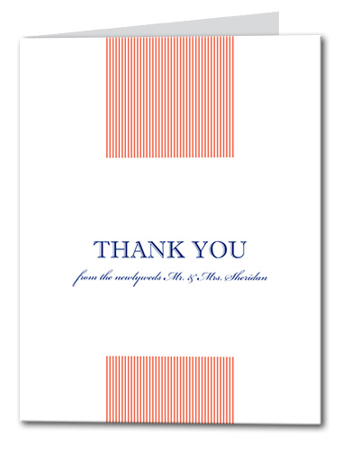 Simplistic Shore Thank You Card