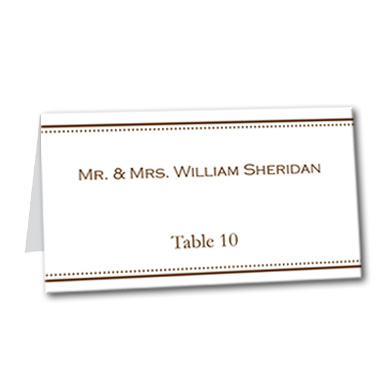 Simply Said Table Card