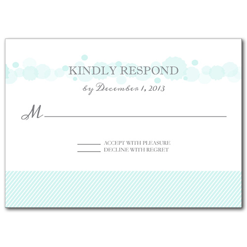 Simply Serene Response Card