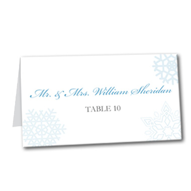 Snow Wonder Table Card