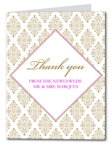 Sparkling Diamond Thank You Card