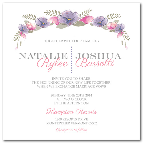 Spring Love Wedding Invitation