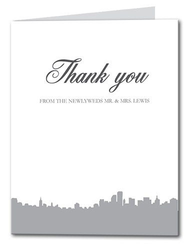 Stunning Skyline Thank You Card