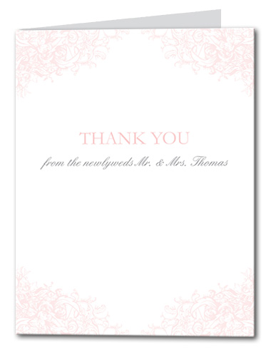 Sweet Romance Thank You Card