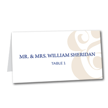 Ampersand Table Card