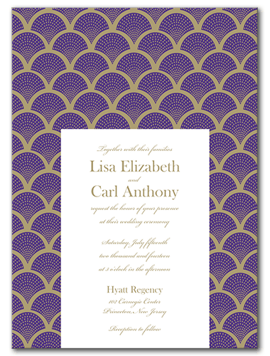 A Royal Gathering Wedding Invitation