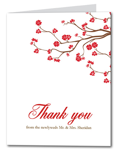 Vivid Vines Thank You Card