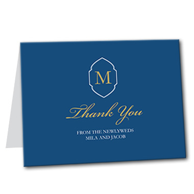 Yacht Club Thank You Card